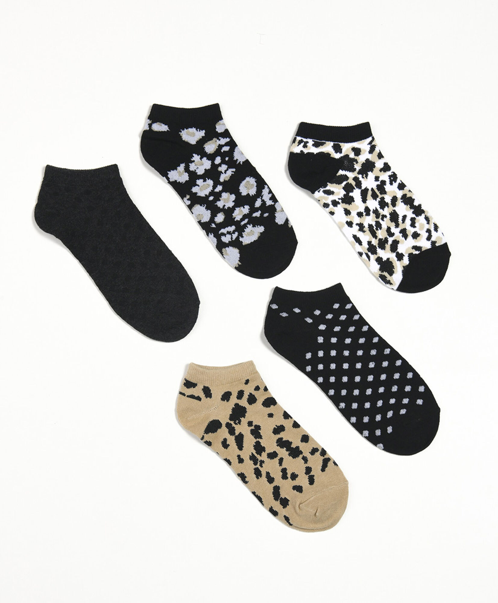 Pack 5 calcetines mujer mix print Pack 5 calcetines mujer mix print