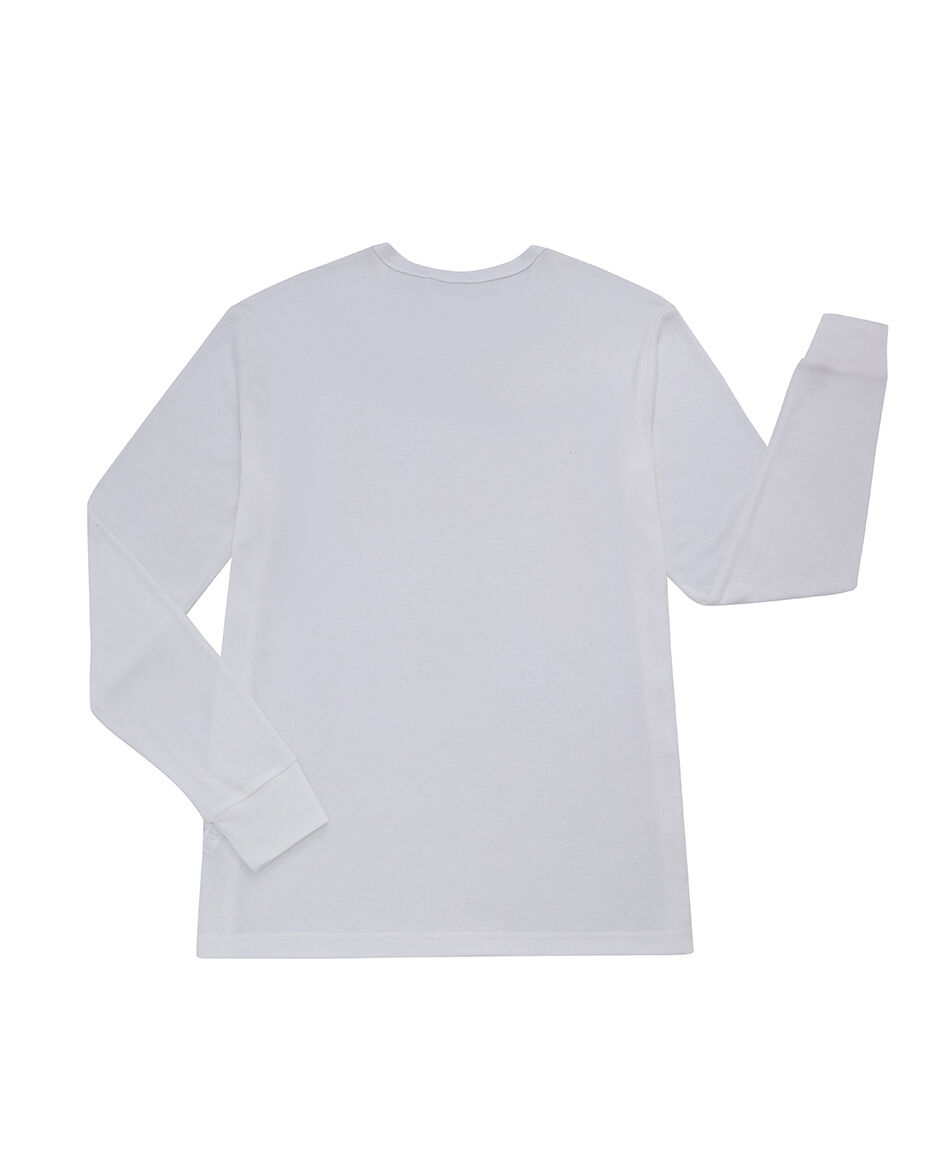 Camiseta hombre blanca cuello v