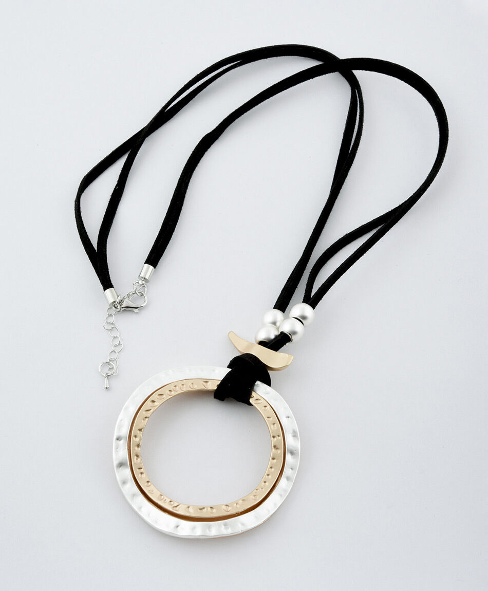 Collar mujer c&iacute;rculo grande 1 pieza