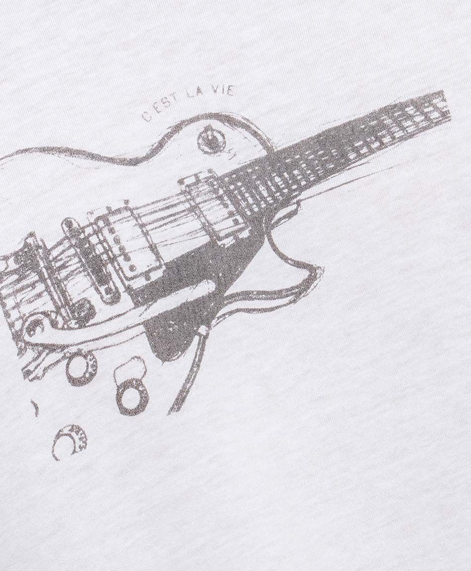 Polera hombre guitarra