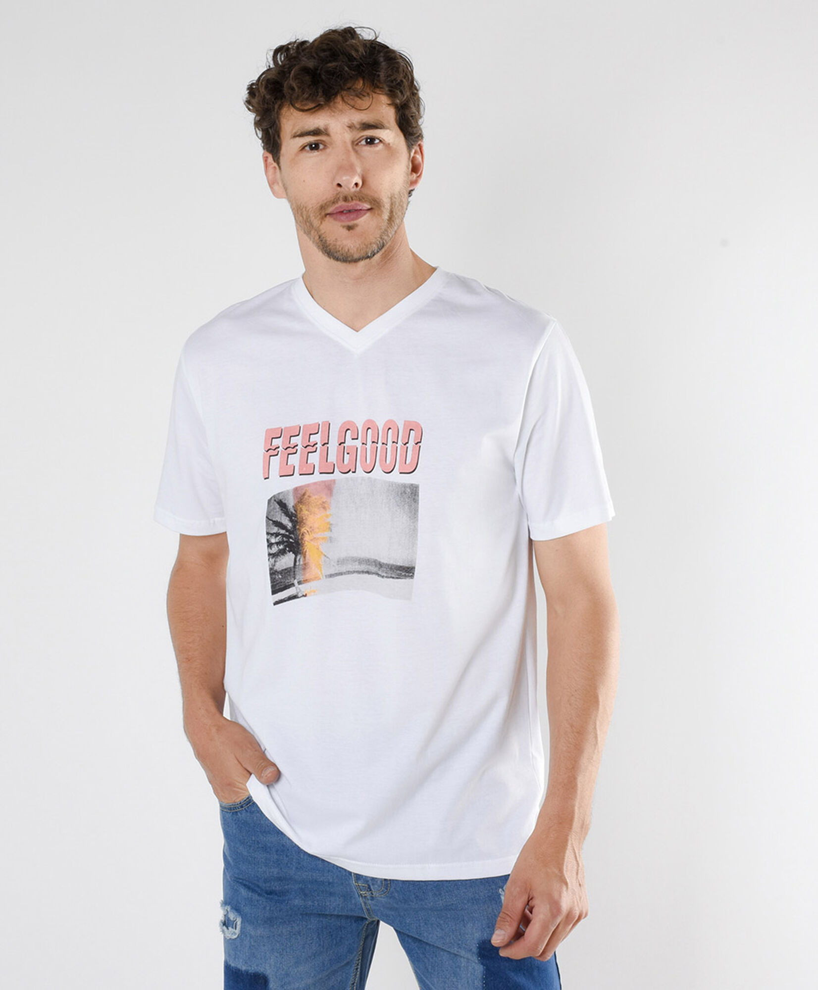 Polera hombre feel good Polera hombre feel good
