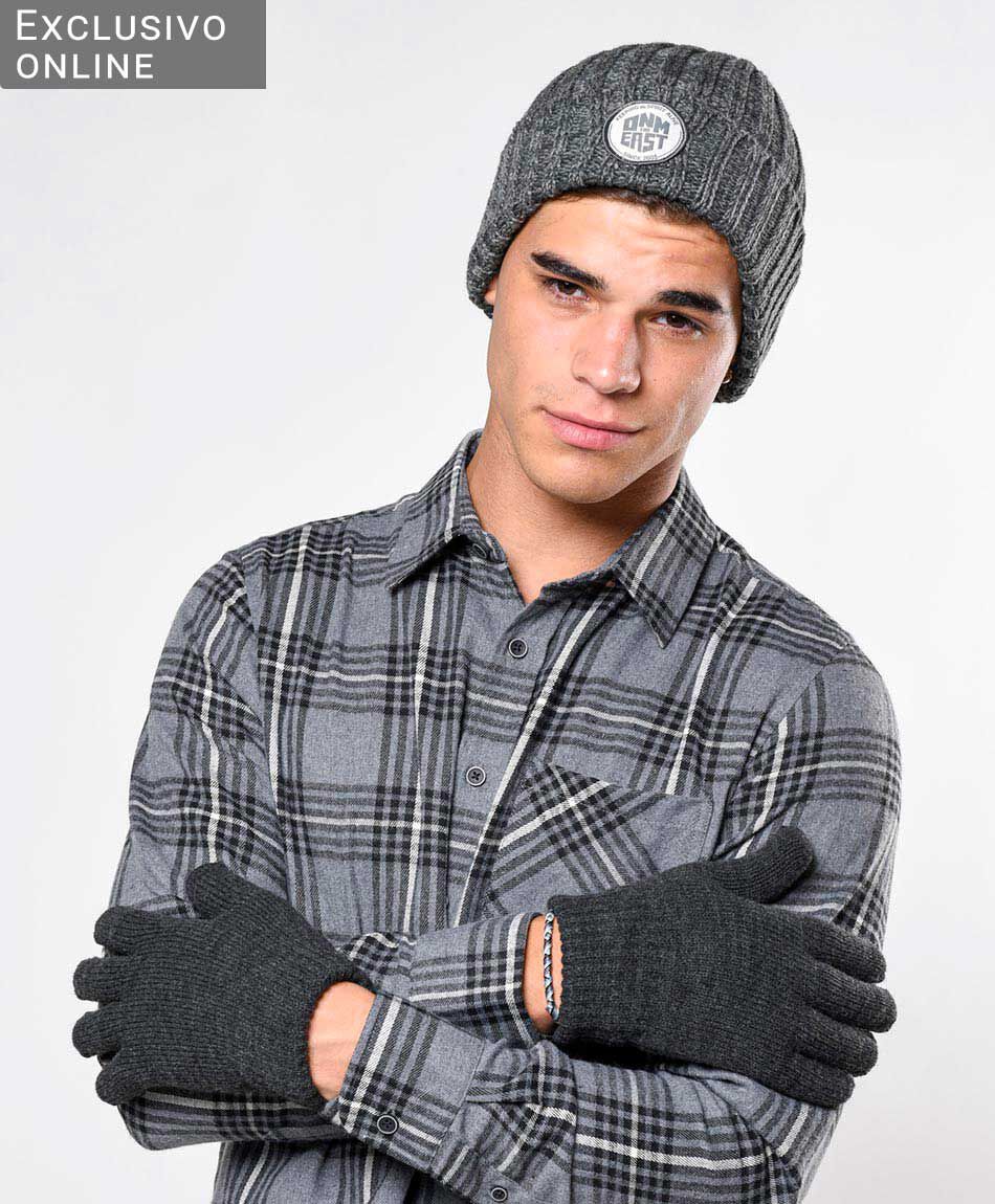 Guantes hombre liso