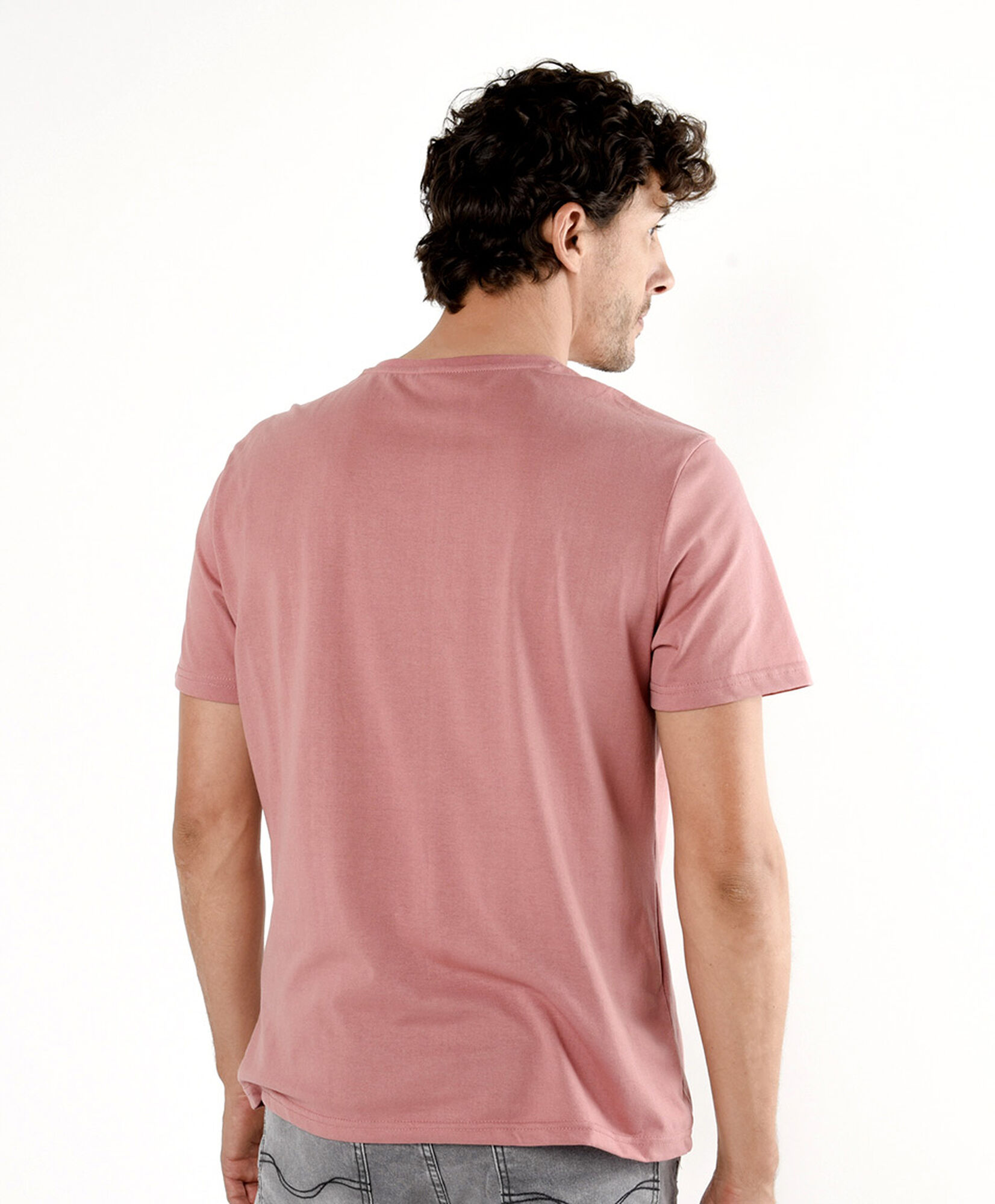 Polera hombre lisa mini logo colores Polera hombre lisa mini logo colores