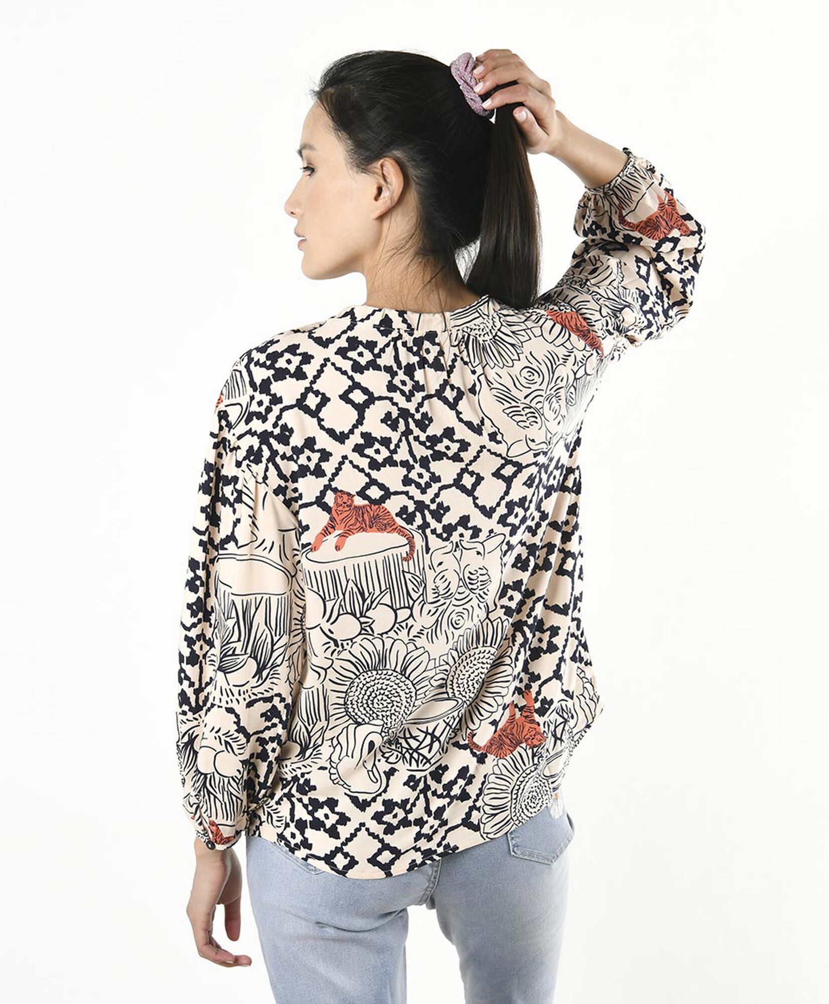 Blusa mujer estampado tigres Blusa mujer estampado tigres