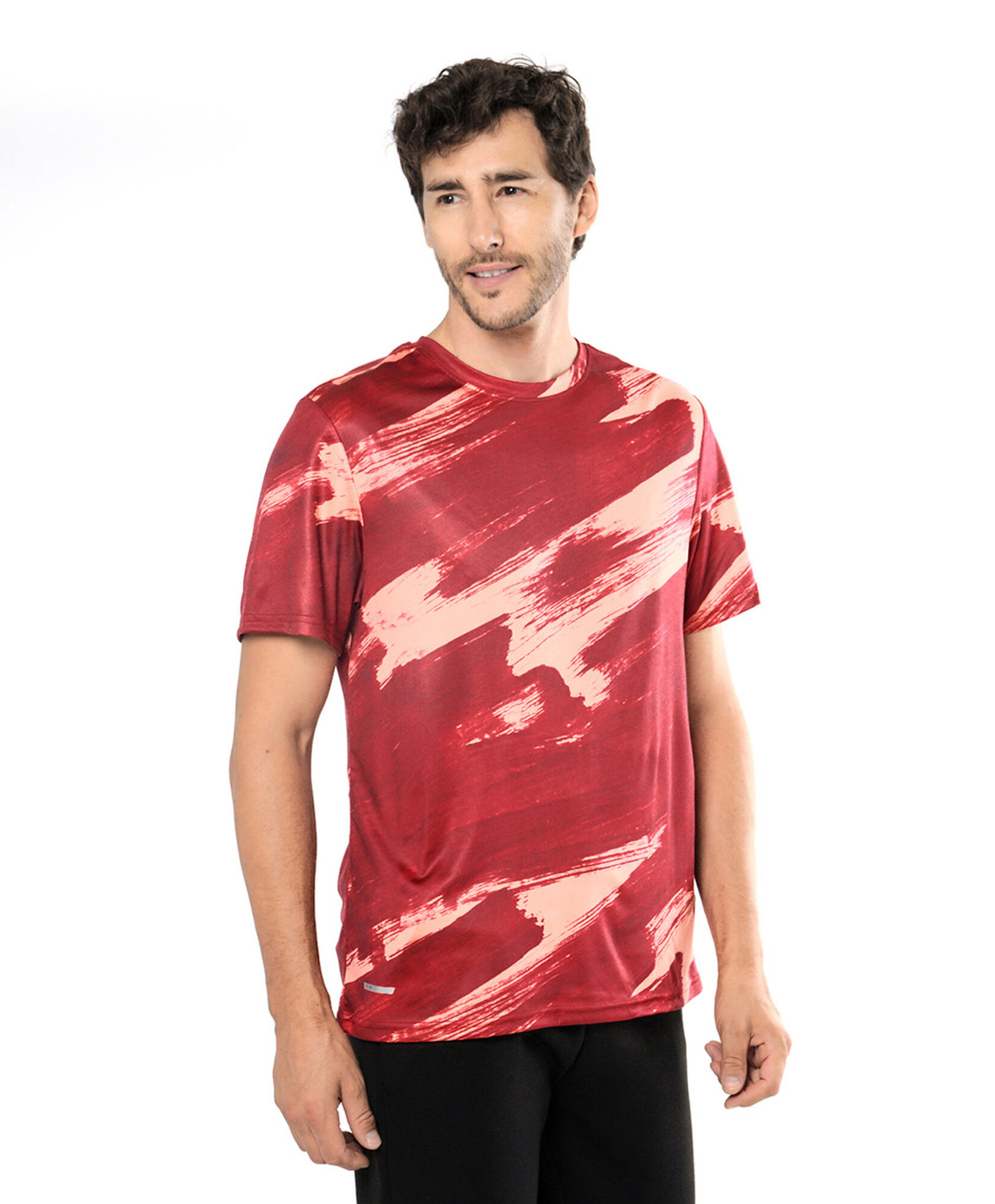 Polera deportiva hombre pinceladas Polera deportiva hombre pinceladas