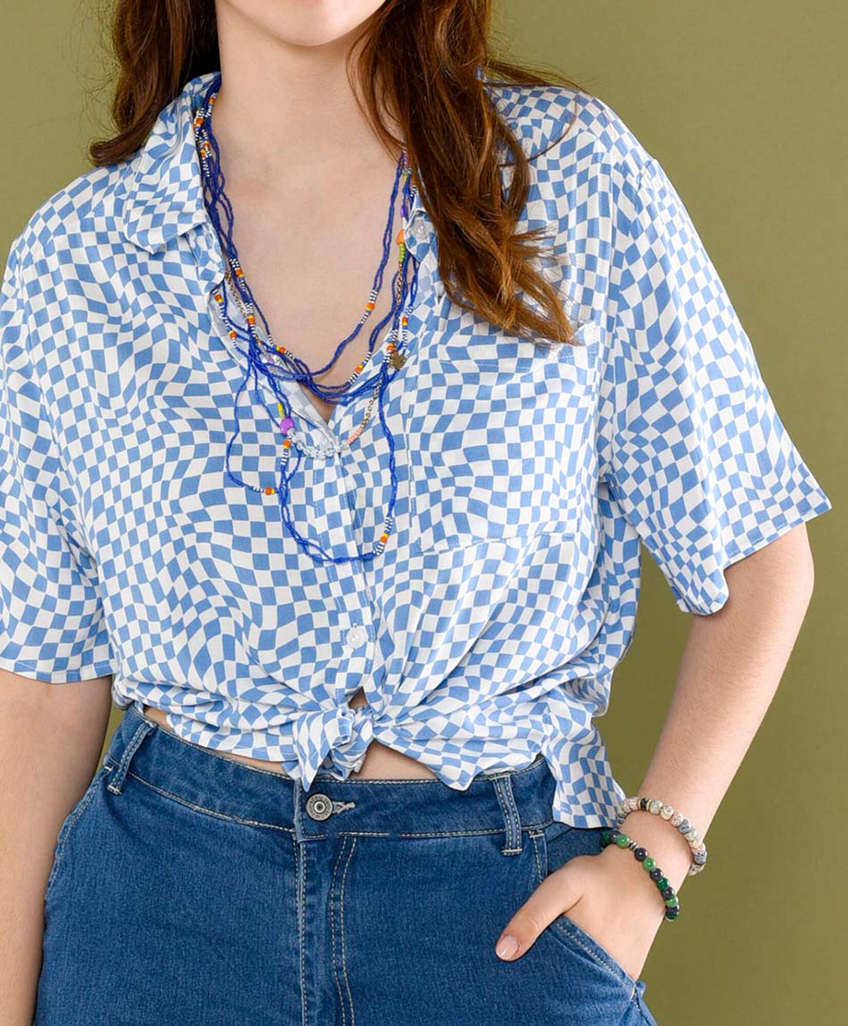 Blusa manga corta Blusa manga corta