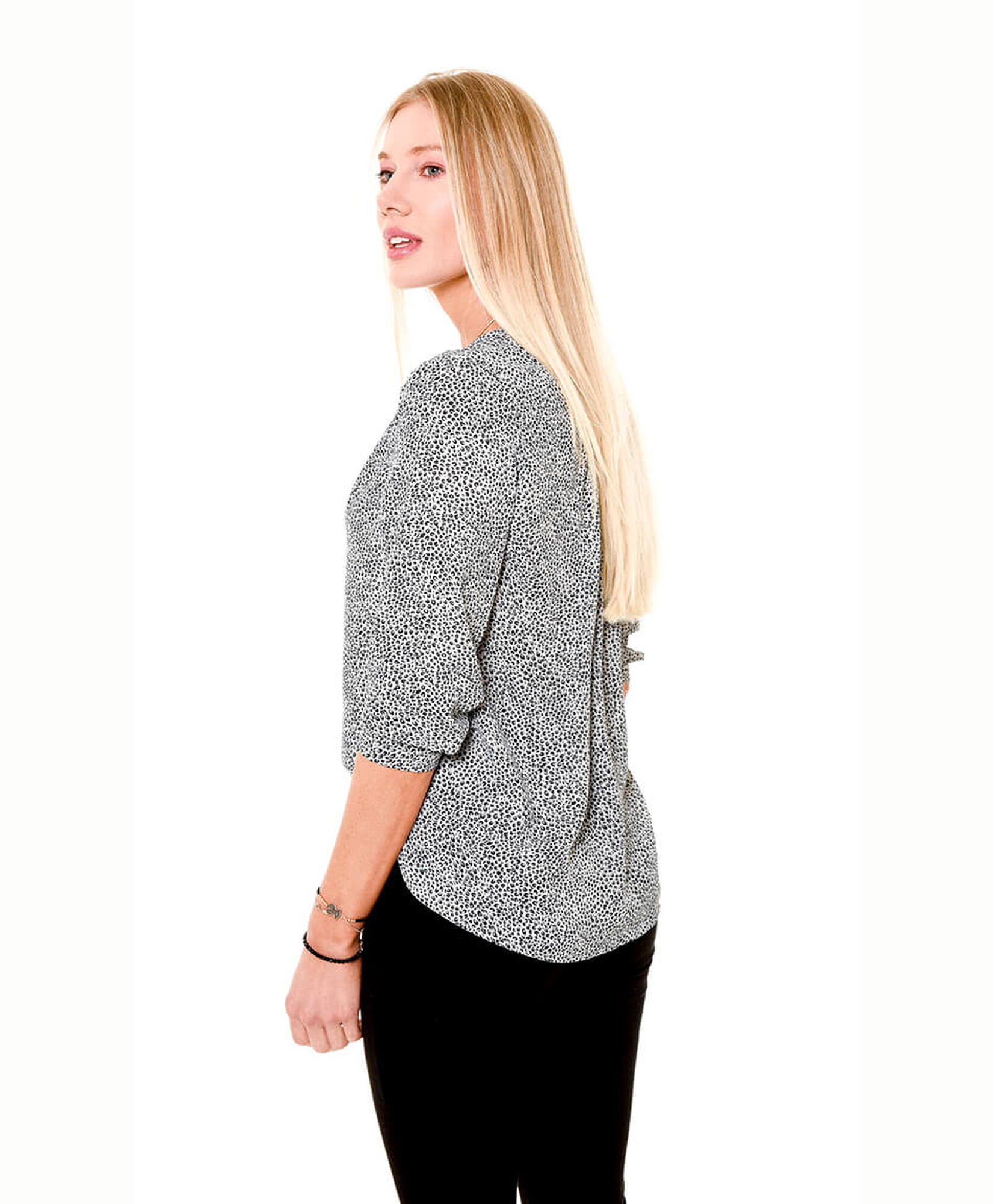 Blusa crepe animal print Blusa crepe animal print