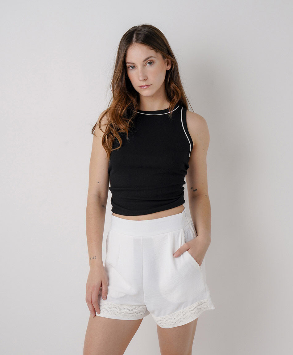 Short mujer encajes