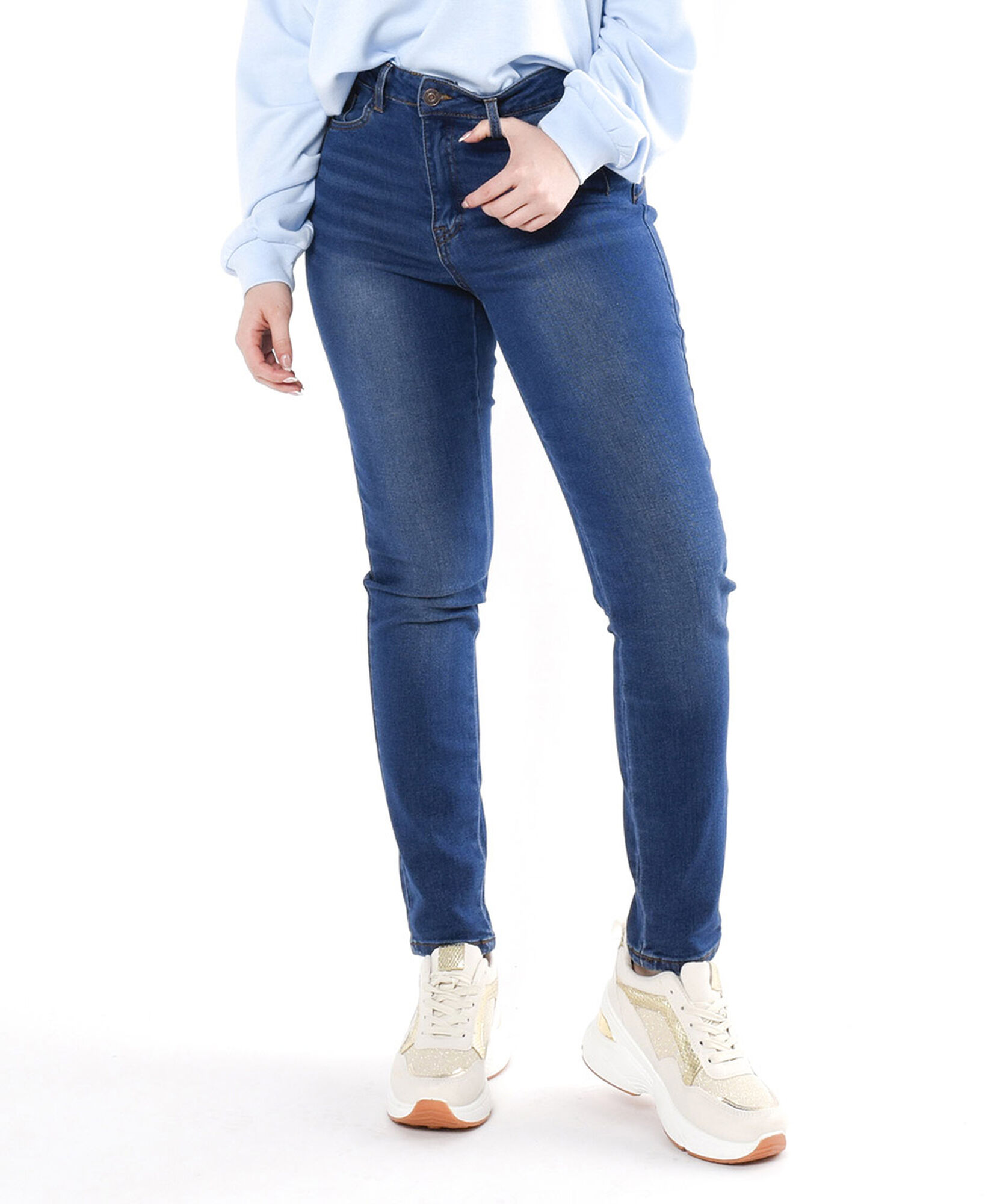 Jeans mujer semi push up skinny fit Jeans mujer semi push up skinny fit