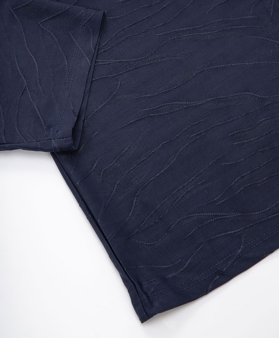 Polera mujer jacquard ondas