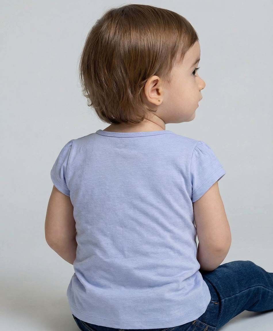 Polera beb&eacute; b&aacute;sica lila