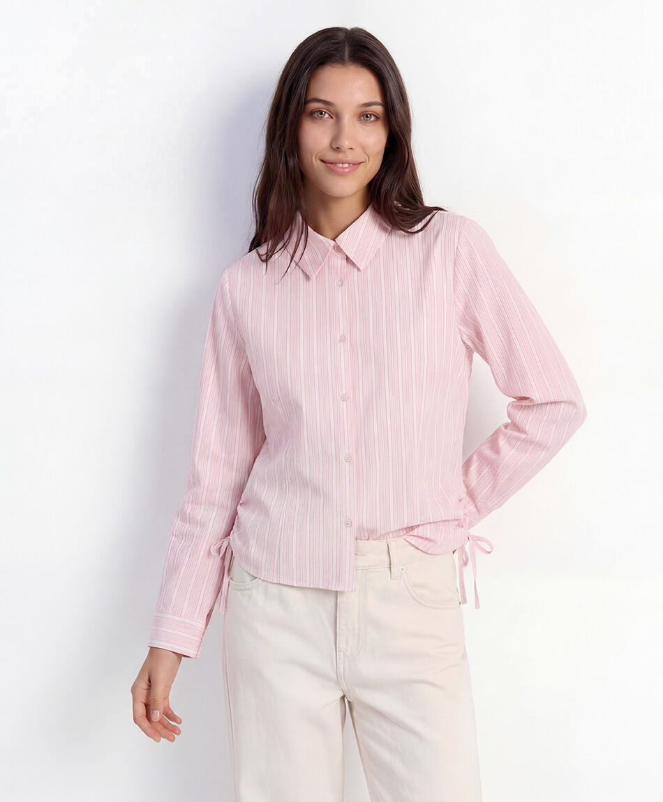 Blusa mujer l&iacute;neas recogida