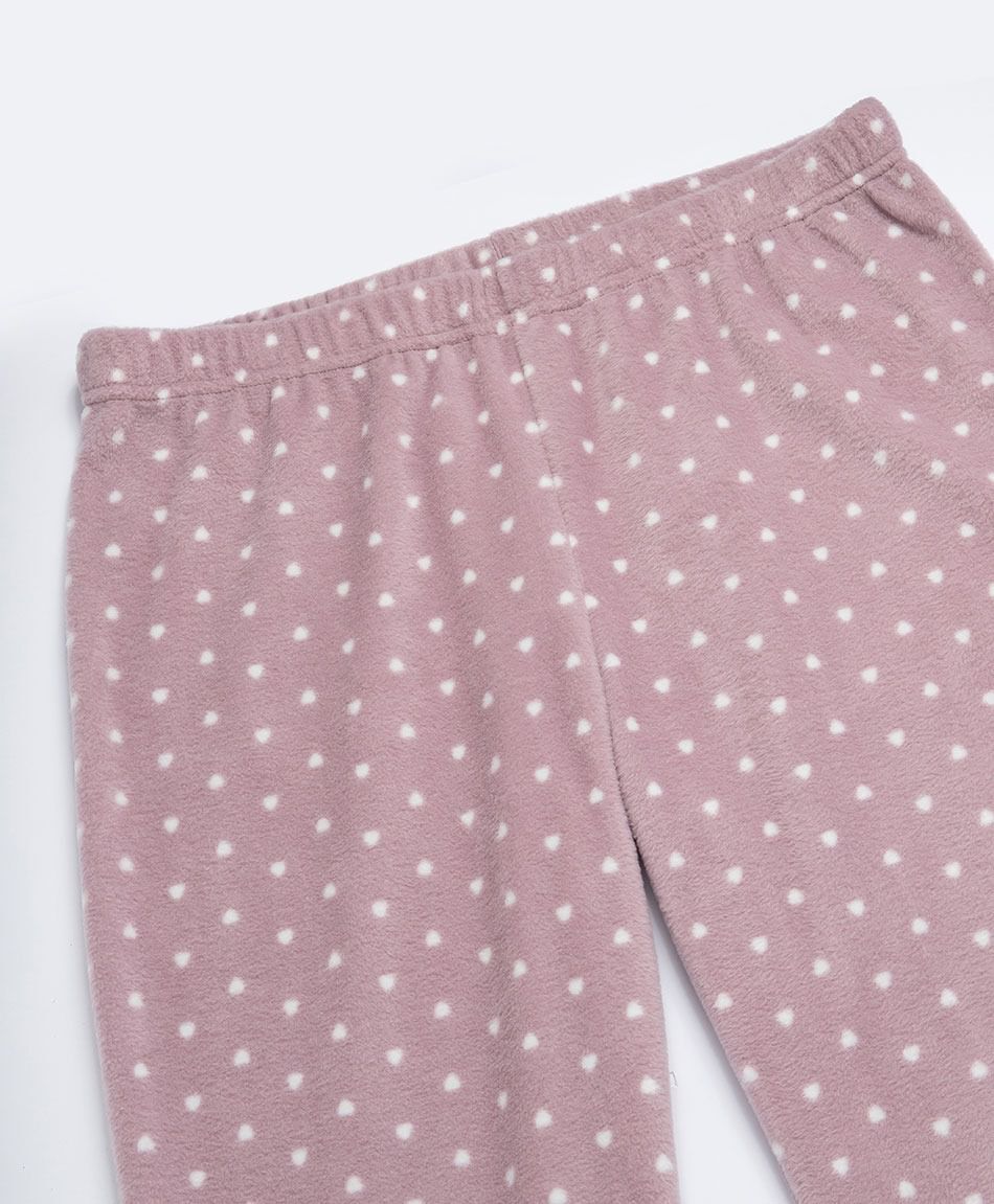 Pijama mujer  top liso botones