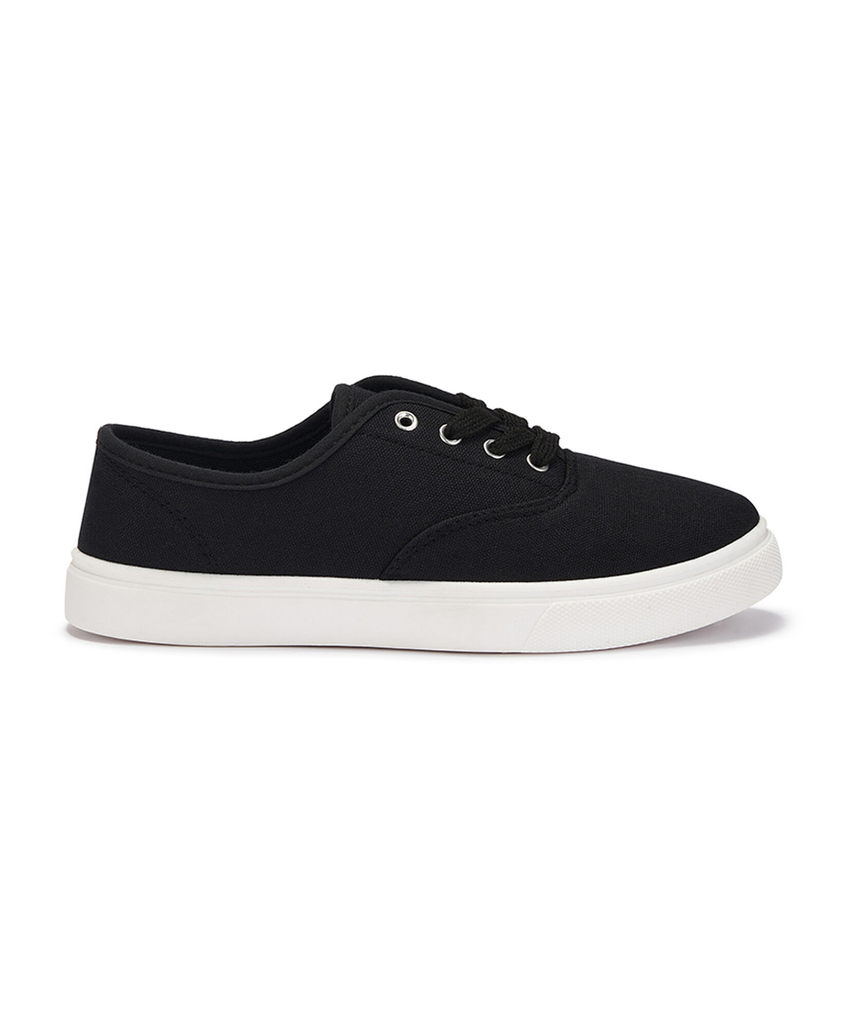 Zapatilla mujer lona negra Zapatilla mujer lona negra