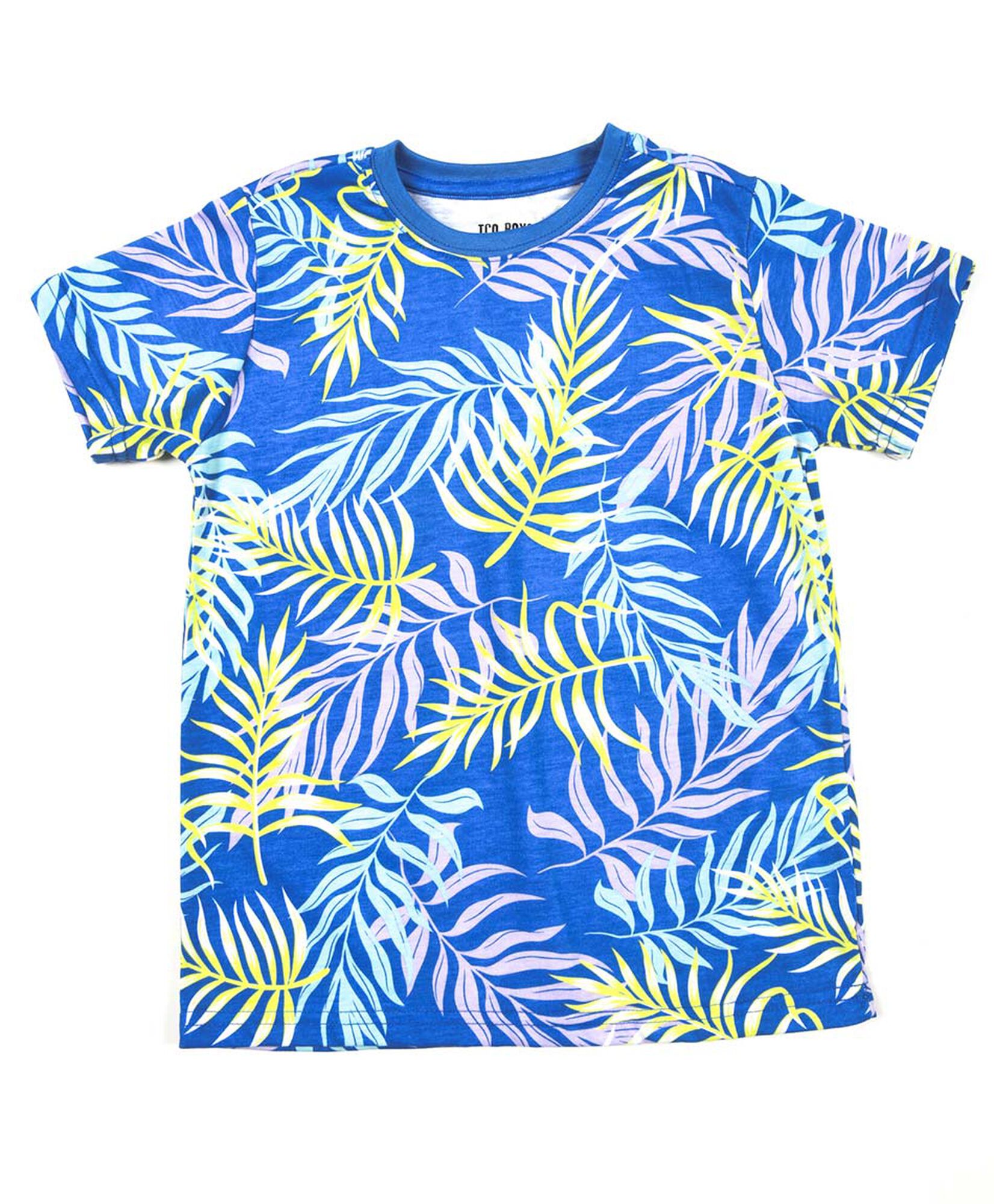 Polera niño hojas tropical Polera niño hojas tropical