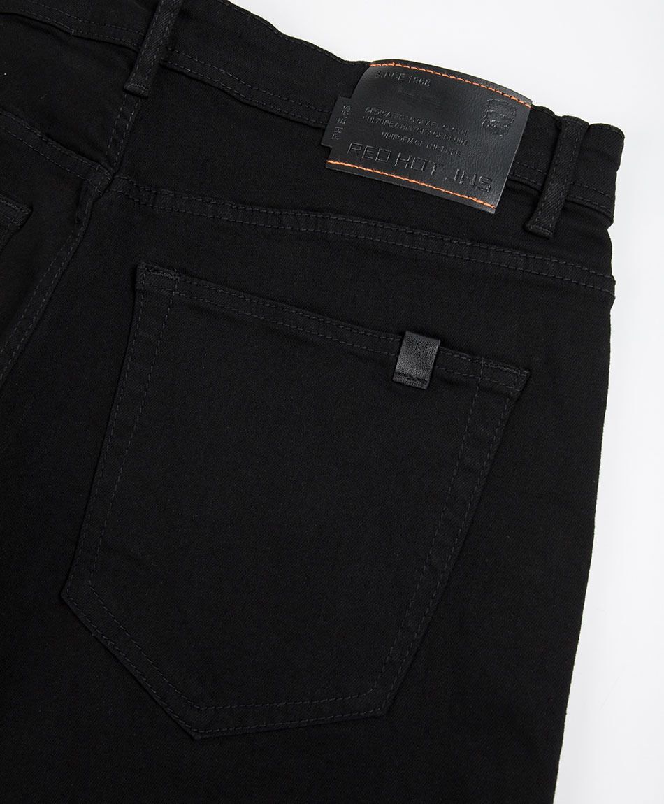 Jeans hombre straight negro