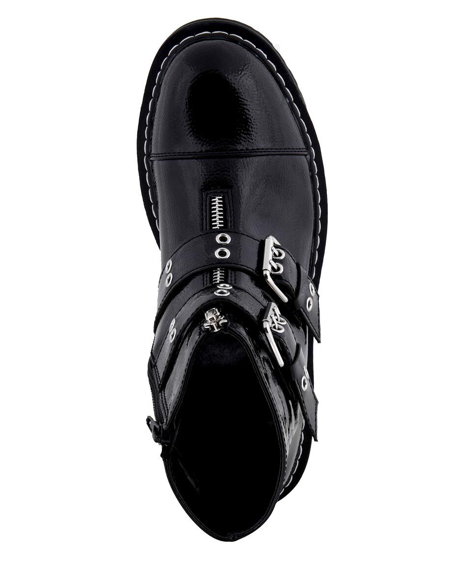 Botin militar hebillas