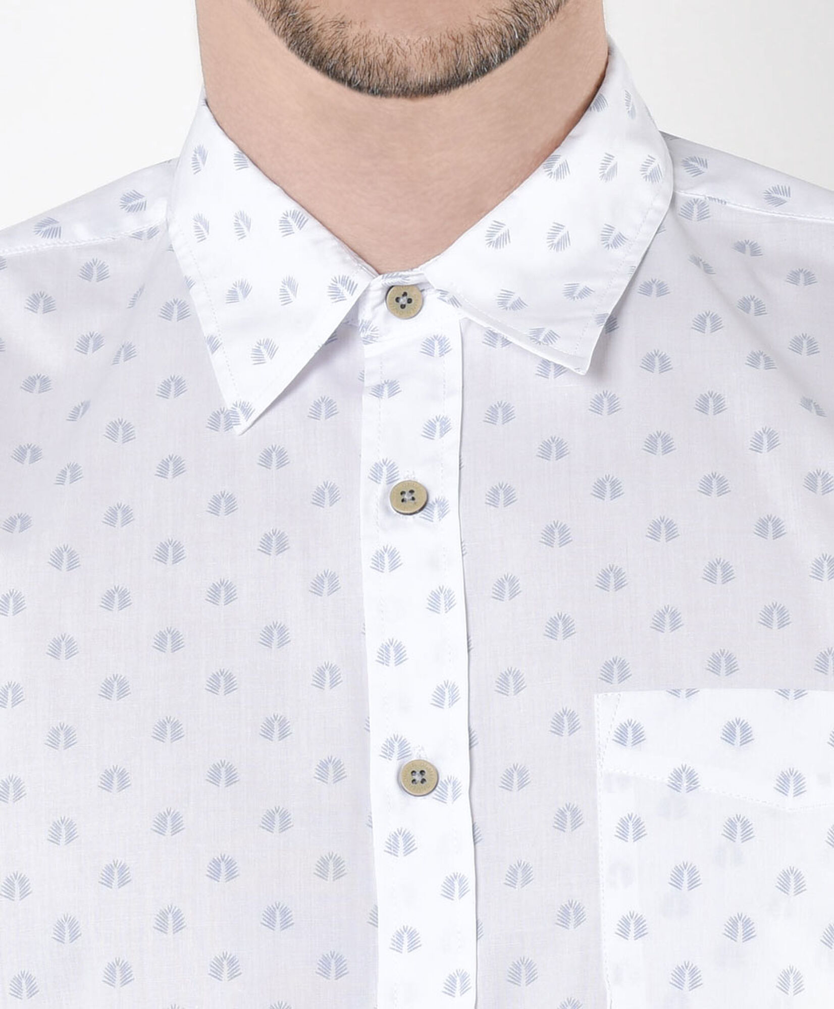Camisa hombre mini diseño azul Camisa hombre mini diseño azul