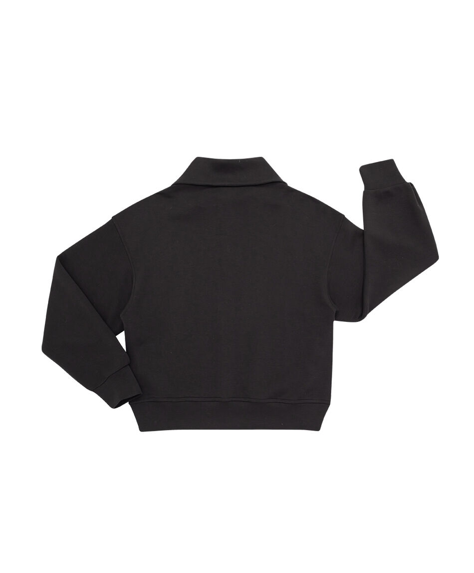 Poler&oacute;n deportivo mujer cierre medio black