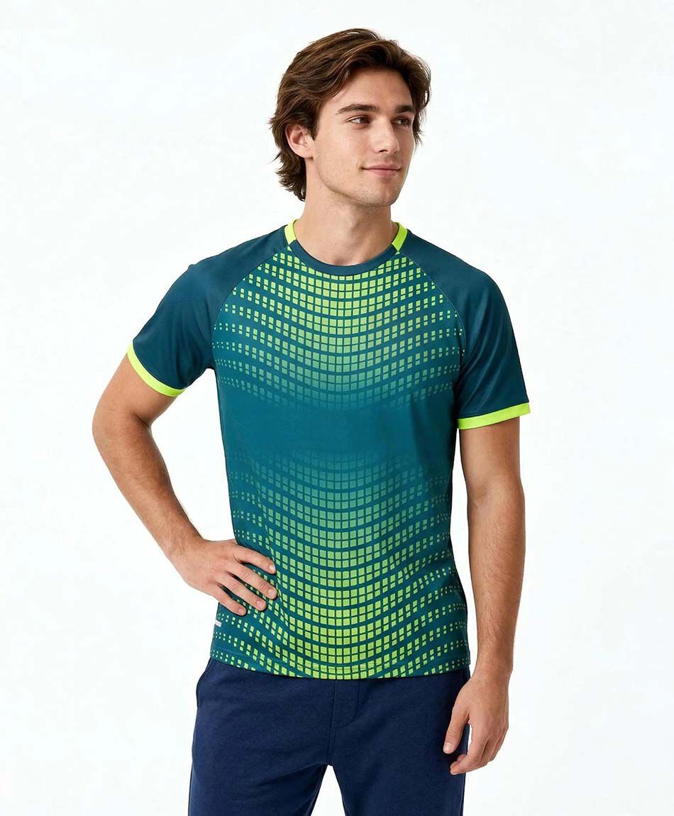 Polera deportiva hombre mix colores