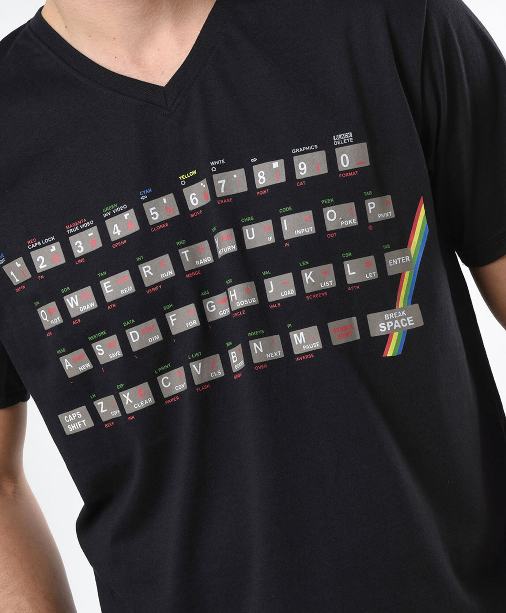Polera hombre teclado Polera hombre teclado