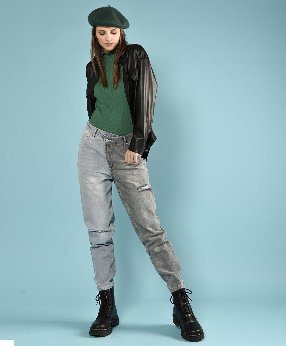 Bototo con cordones taco cuadrado