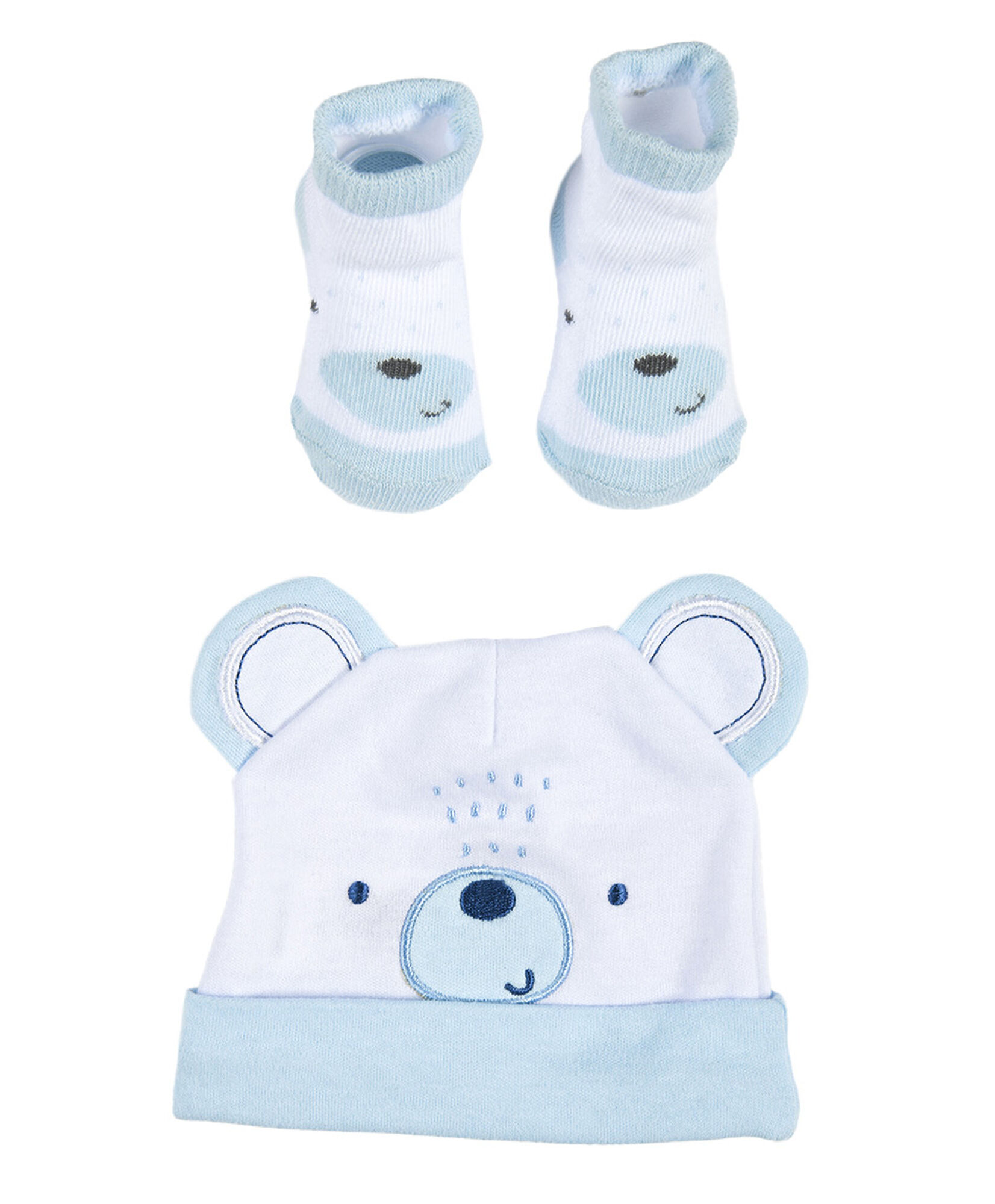 Set gorro + calcetines bebé osito Set gorro + calcetines bebé osito
