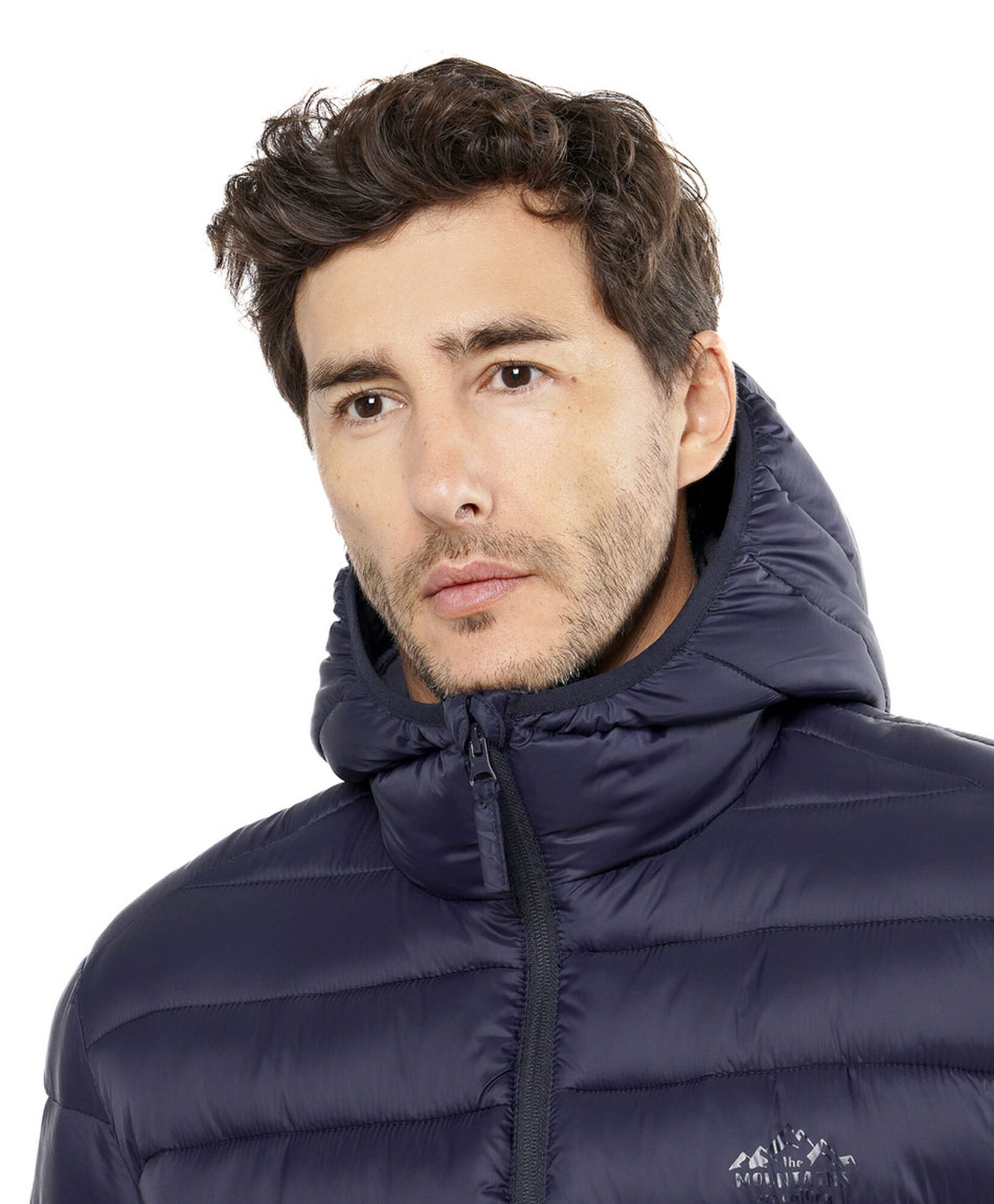 Parka hombre azul gorro Parka hombre azul gorro