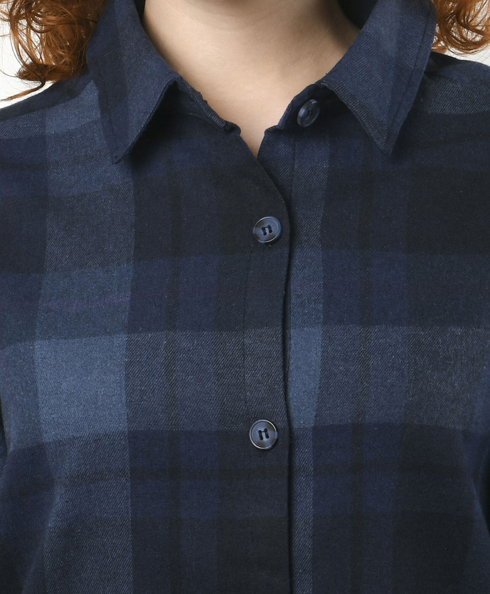 Blusa mujer escocesa azul Blusa mujer escocesa azul