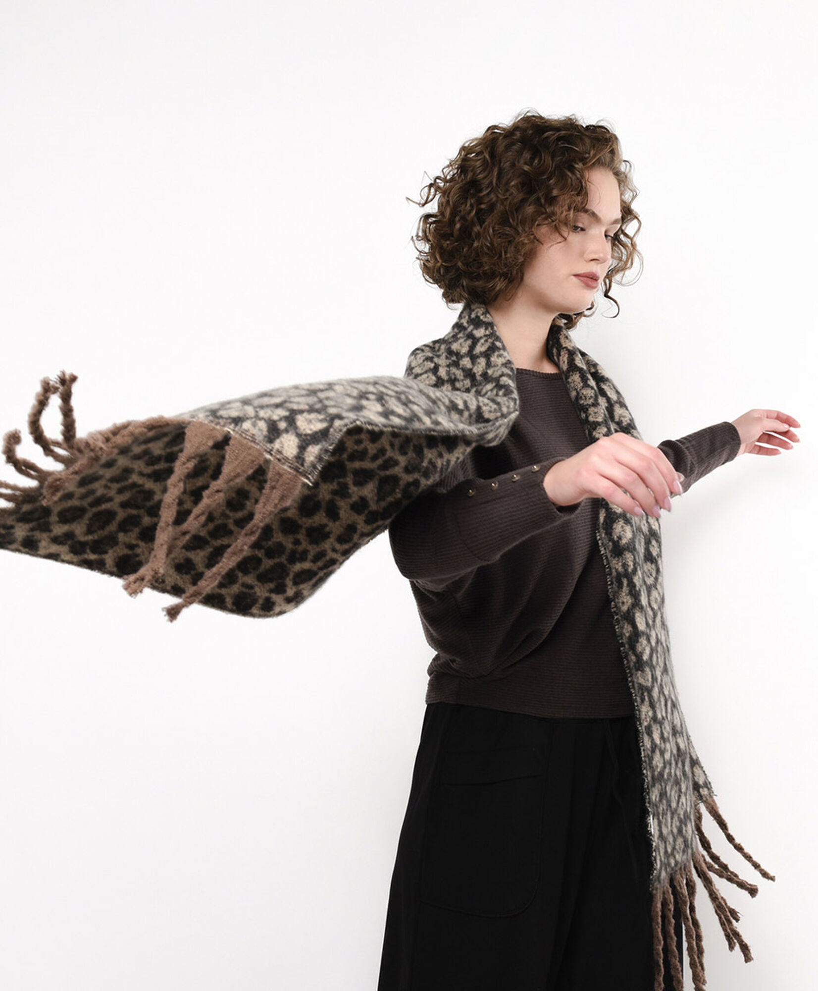 Ruana mujer animal print Ruana mujer animal print