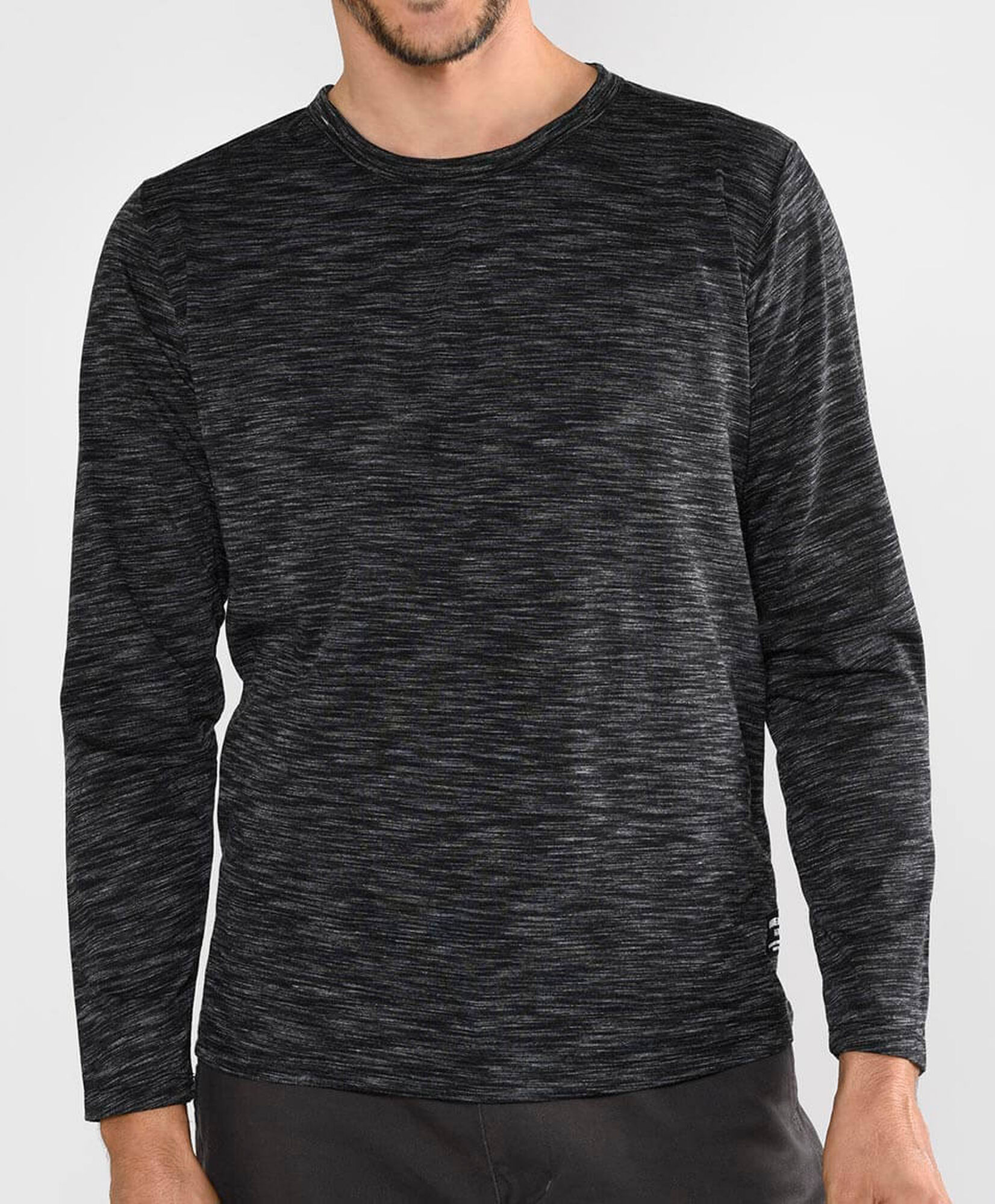 Polera manga larga cuello redondo Polera manga larga cuello redondo