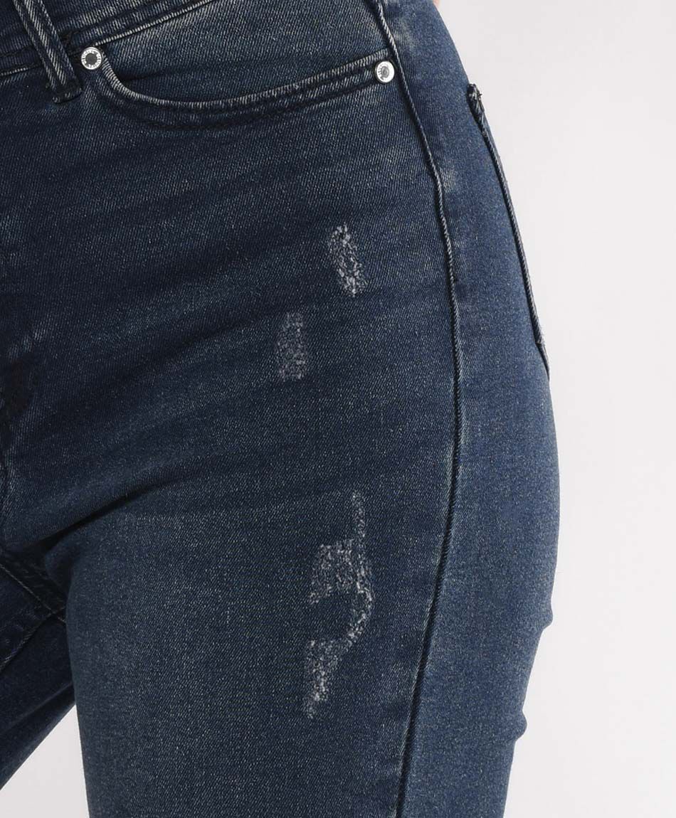 Jeans mujer desgastes skinny fit