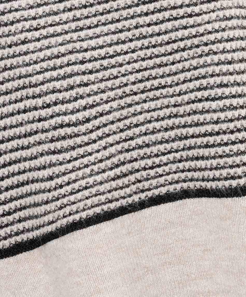 Sweater mujer l&iacute;neas cuello alto