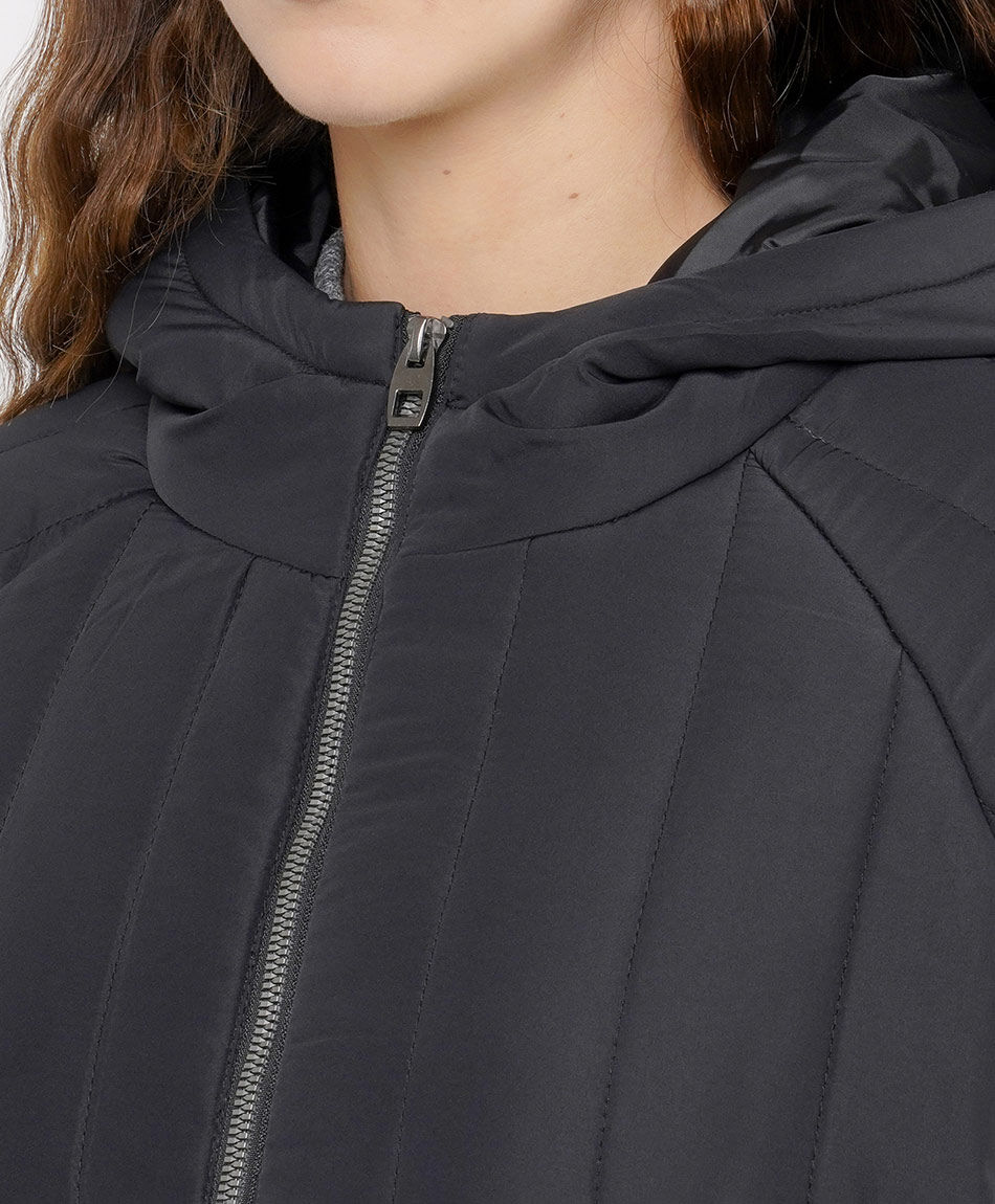 Parka mujer costuras verticales