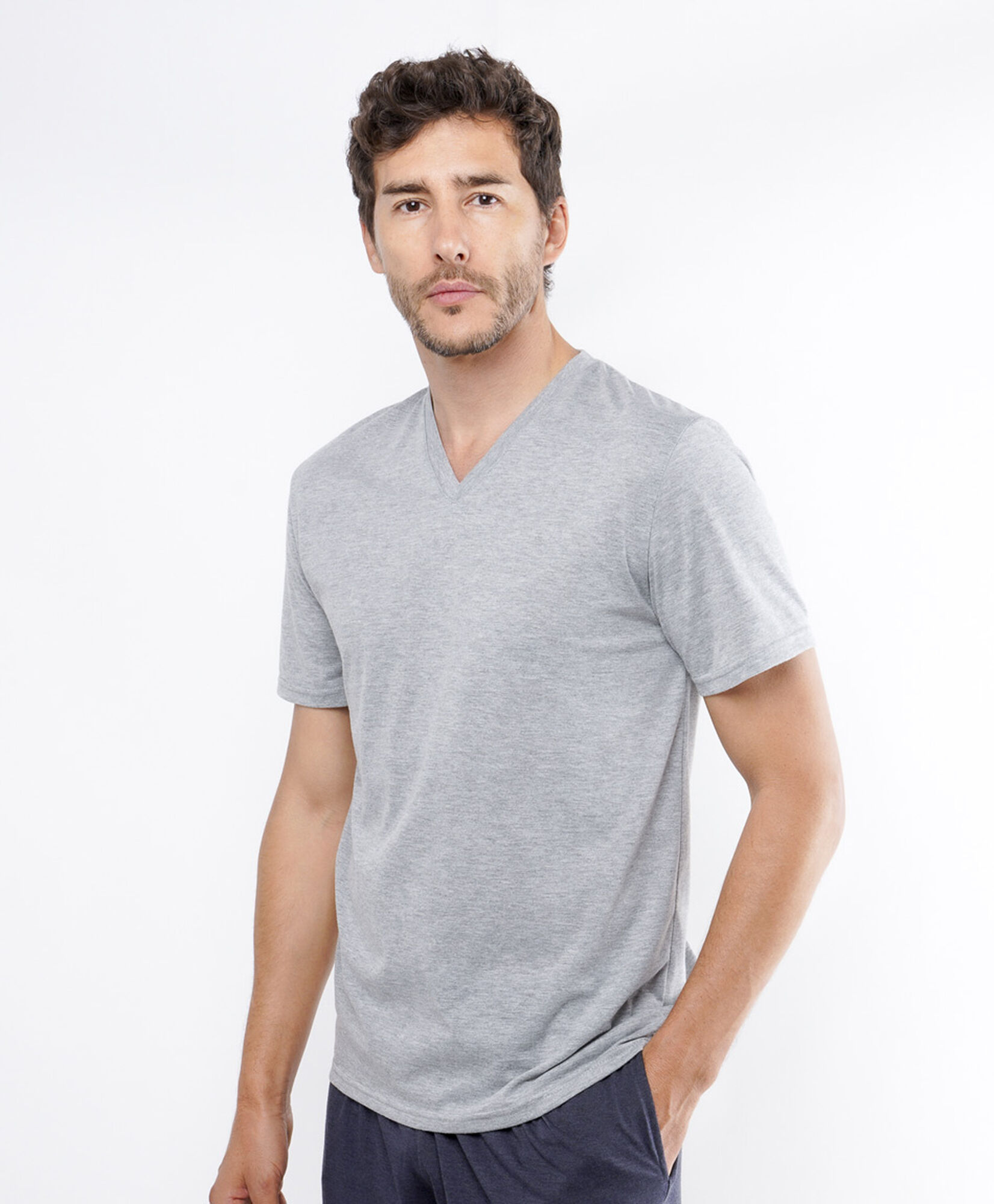 Camiseta hombre gris Camiseta hombre gris