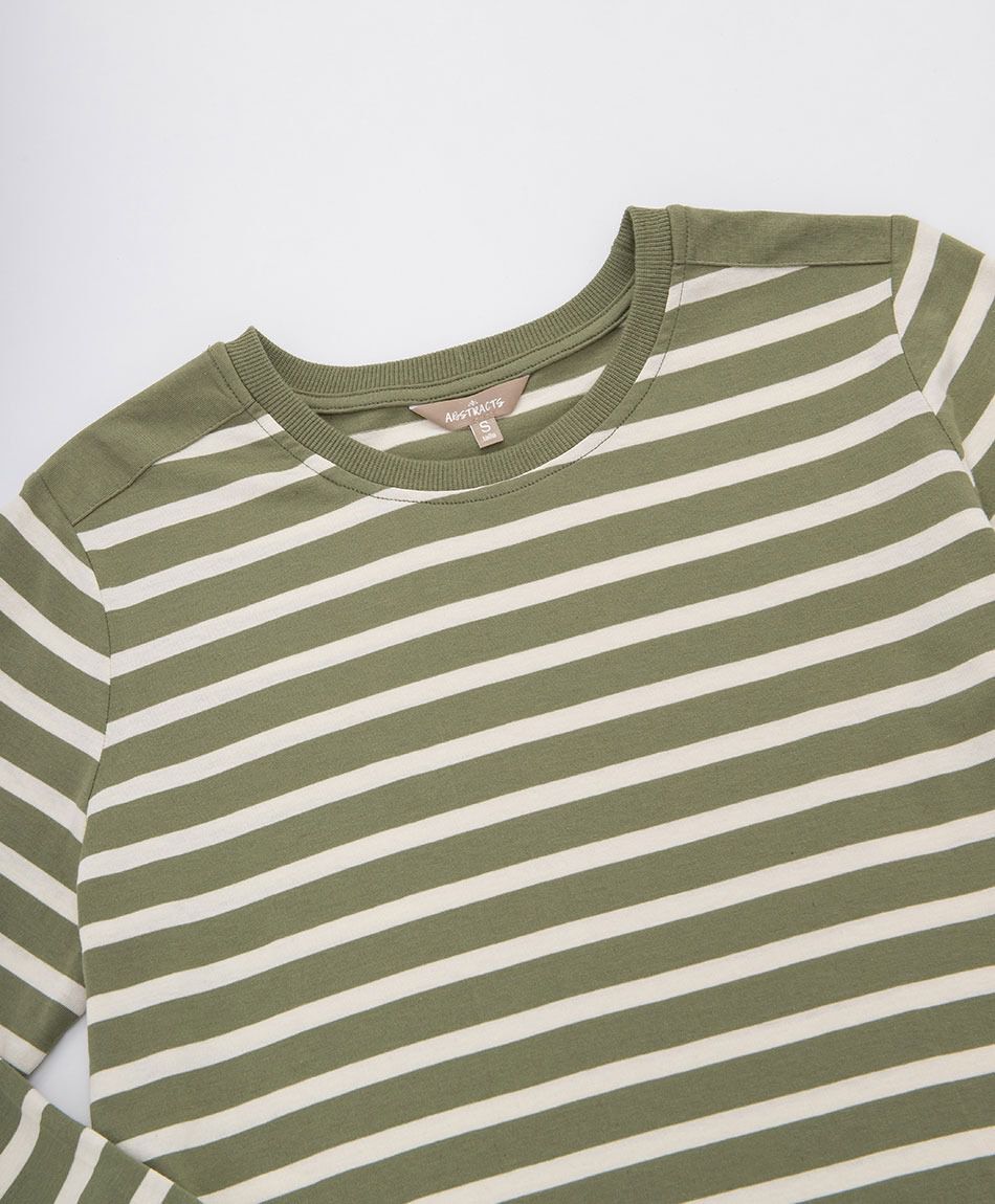 Polera mujer rayas bicolor