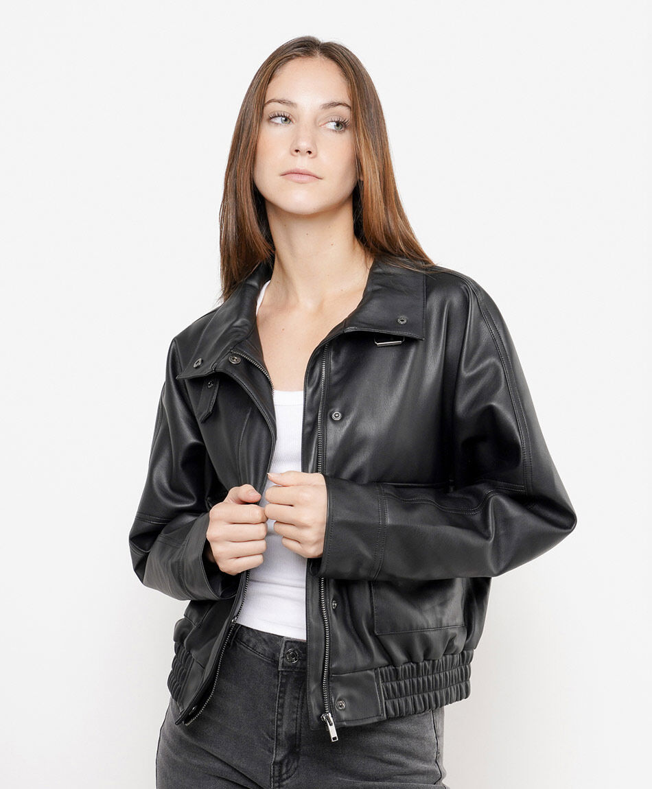 Chaqueta mujer biker black&nbsp;