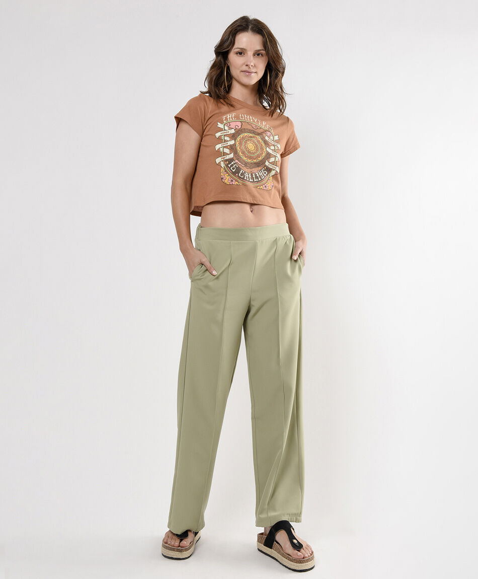 Pantalón mujer liso