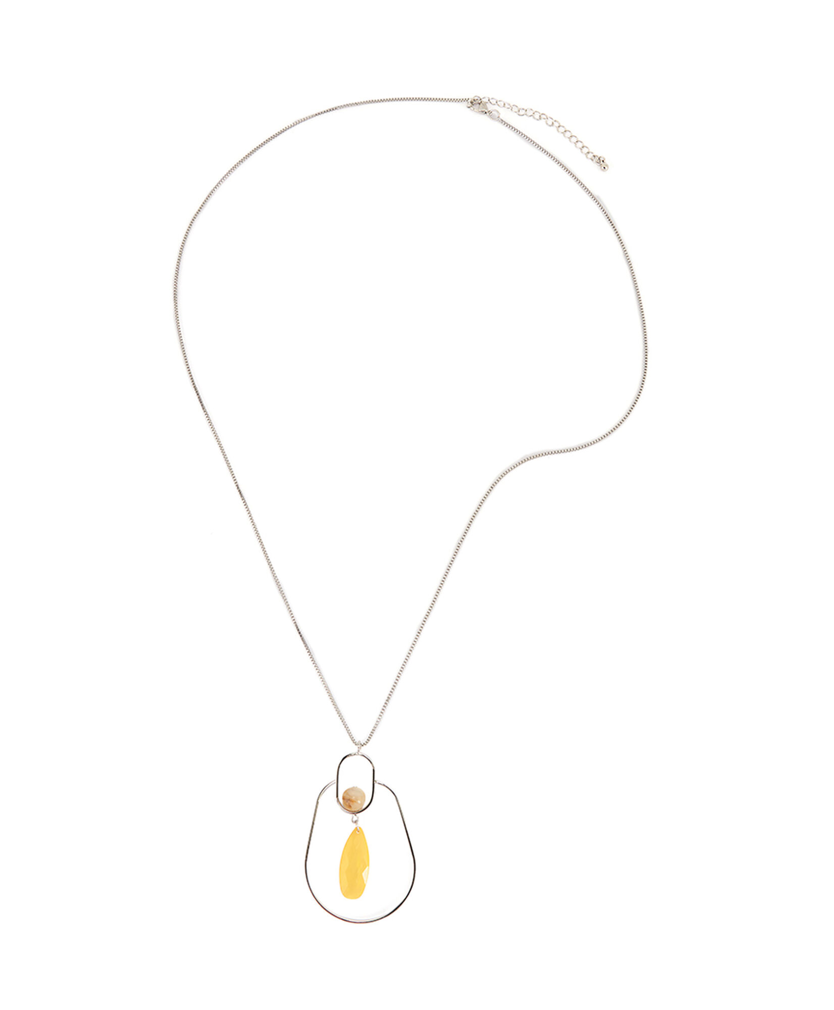 Collar mujer piedra amarilla Collar mujer piedra amarilla