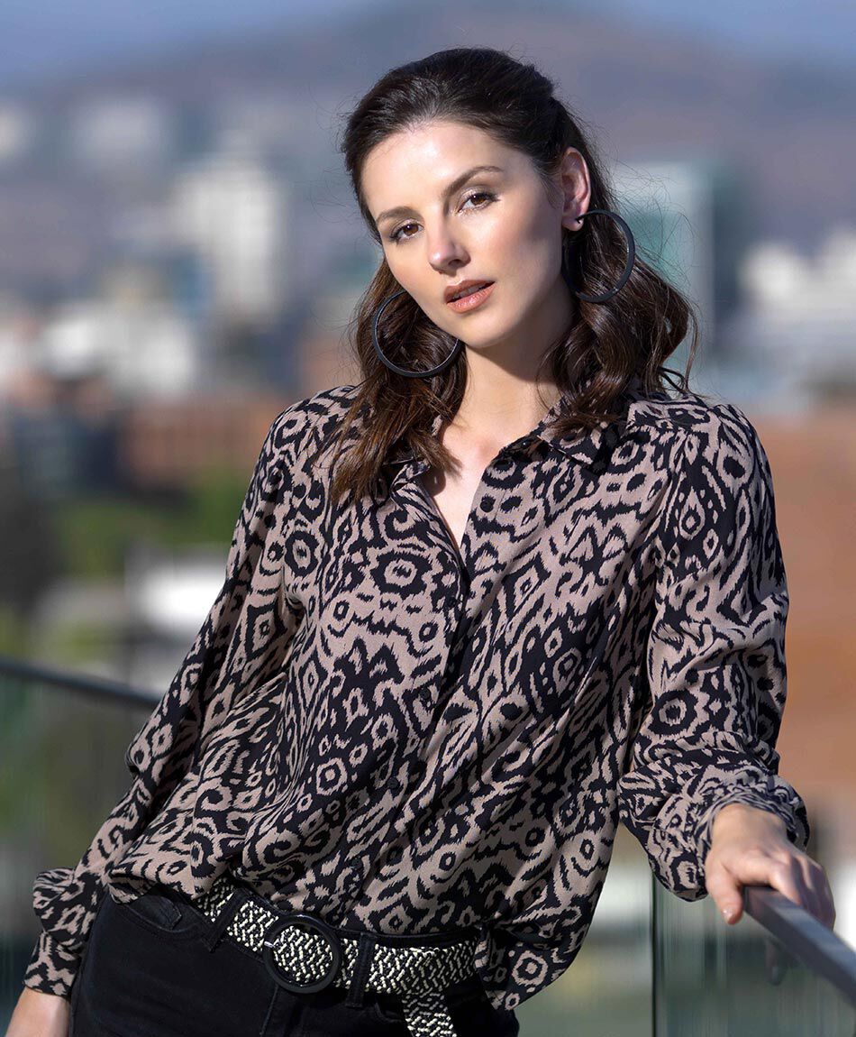 Blusa mujer estampada