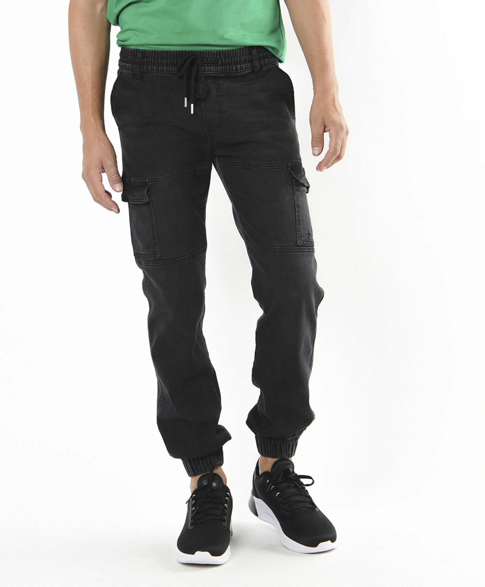 Jeans hombre jogger gris oscuro Jeans hombre jogger gris oscuro