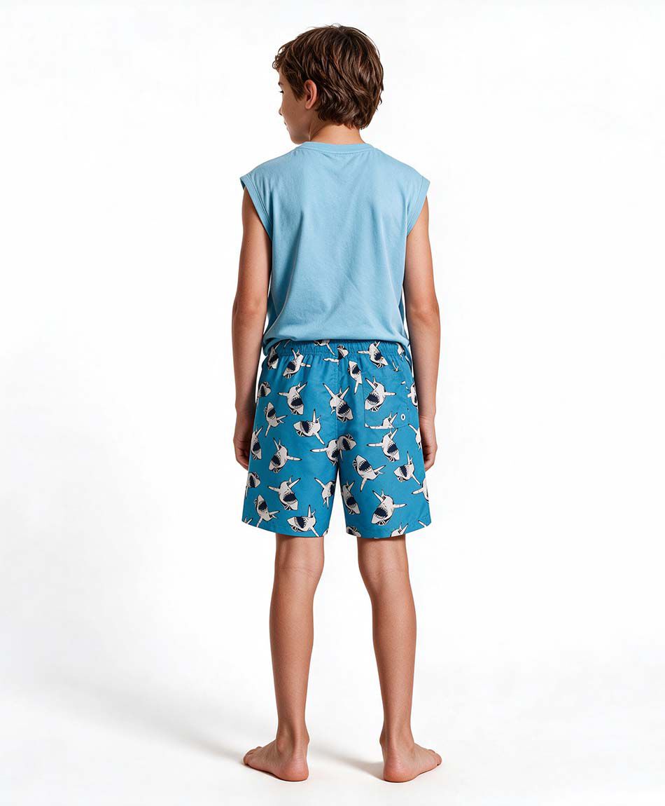 Traje de ba&ntilde;o ni&ntilde;o tiburones