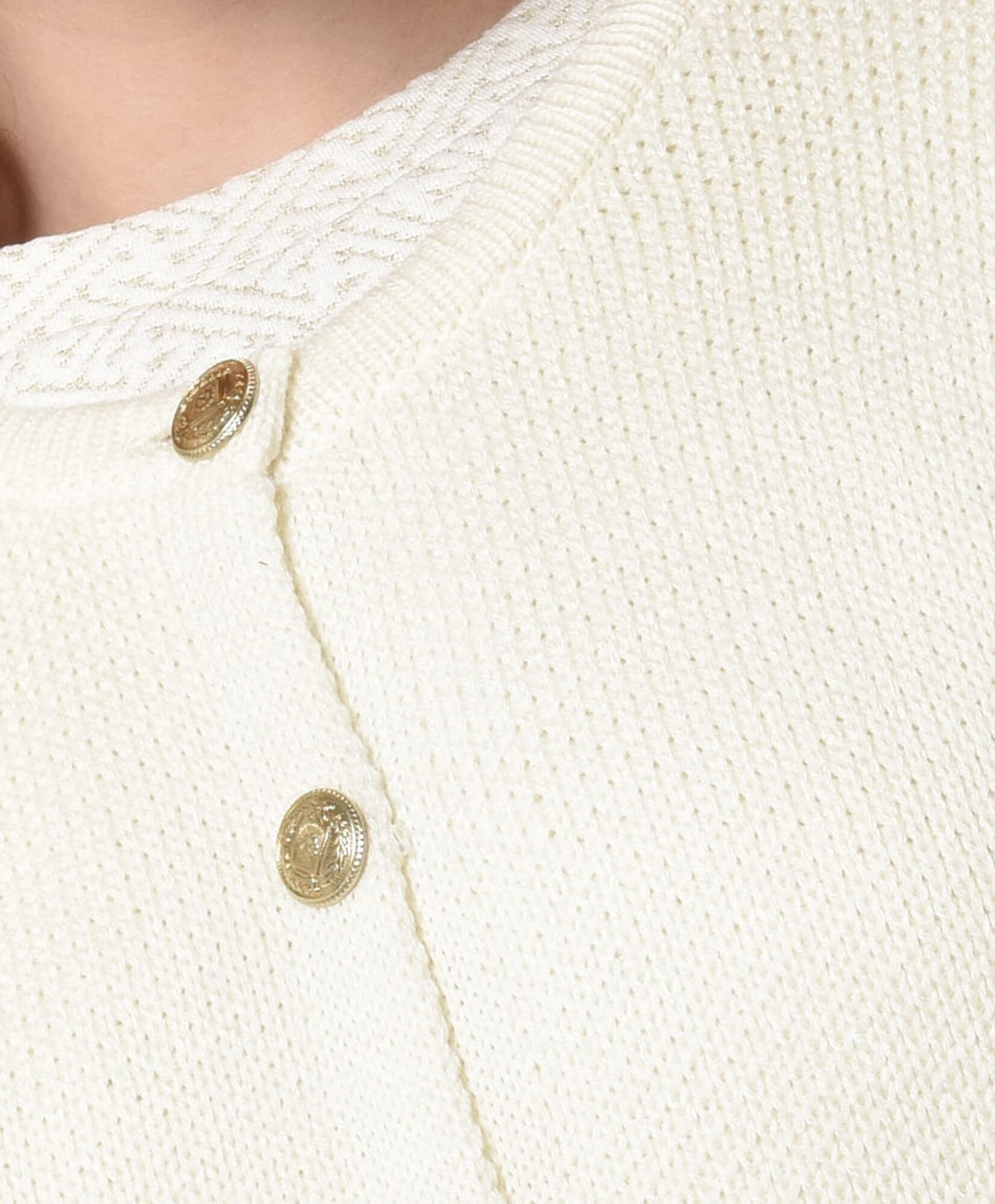 Chaqueta mujer tejida botones Chaqueta mujer tejida botones