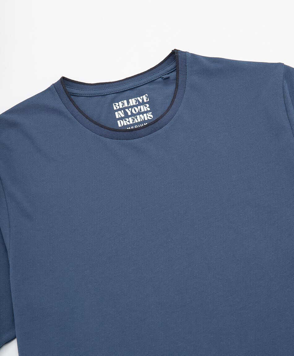Polera hombre contraste
