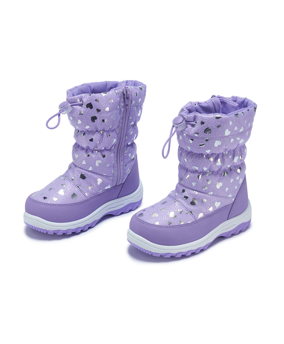 Bota ni&ntilde;a dise&ntilde;o parka lila