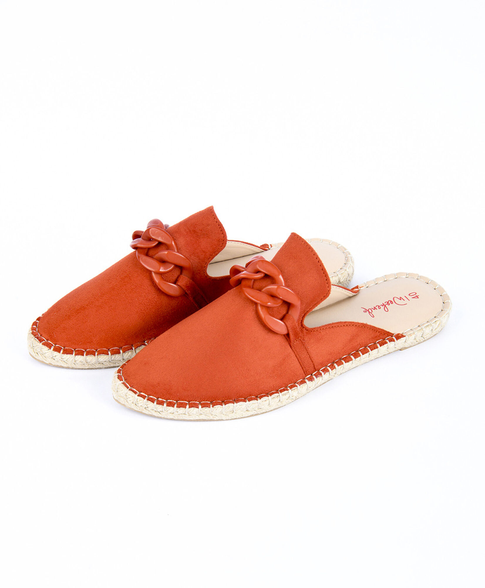 Zapato mujer cadena naranjo Zapato mujer cadena naranjo