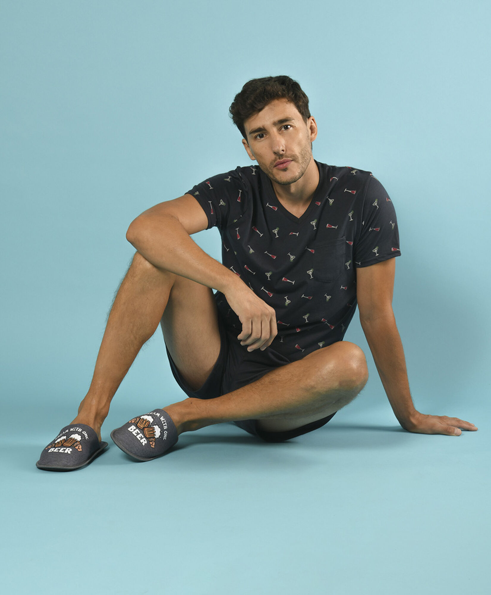 Pantufla estampada Pantufla estampada