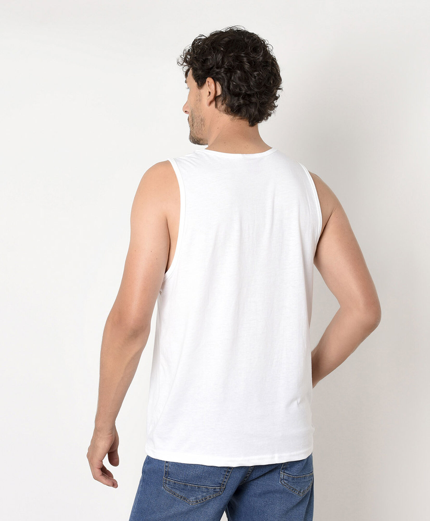 Polera hombre paradise sin mangas Polera hombre paradise sin mangas