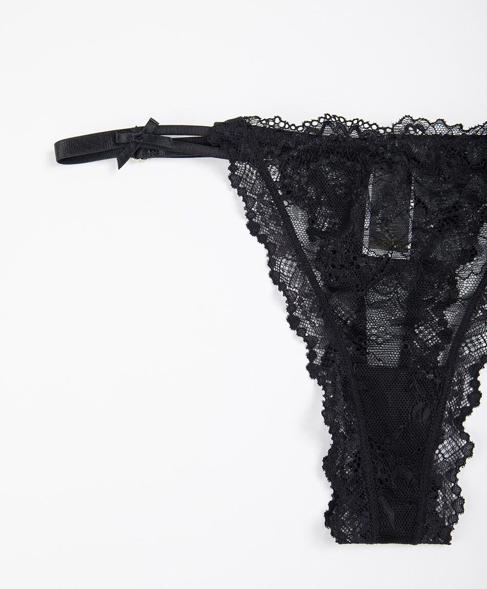 Tanga mujer lazo sat&iacute;n