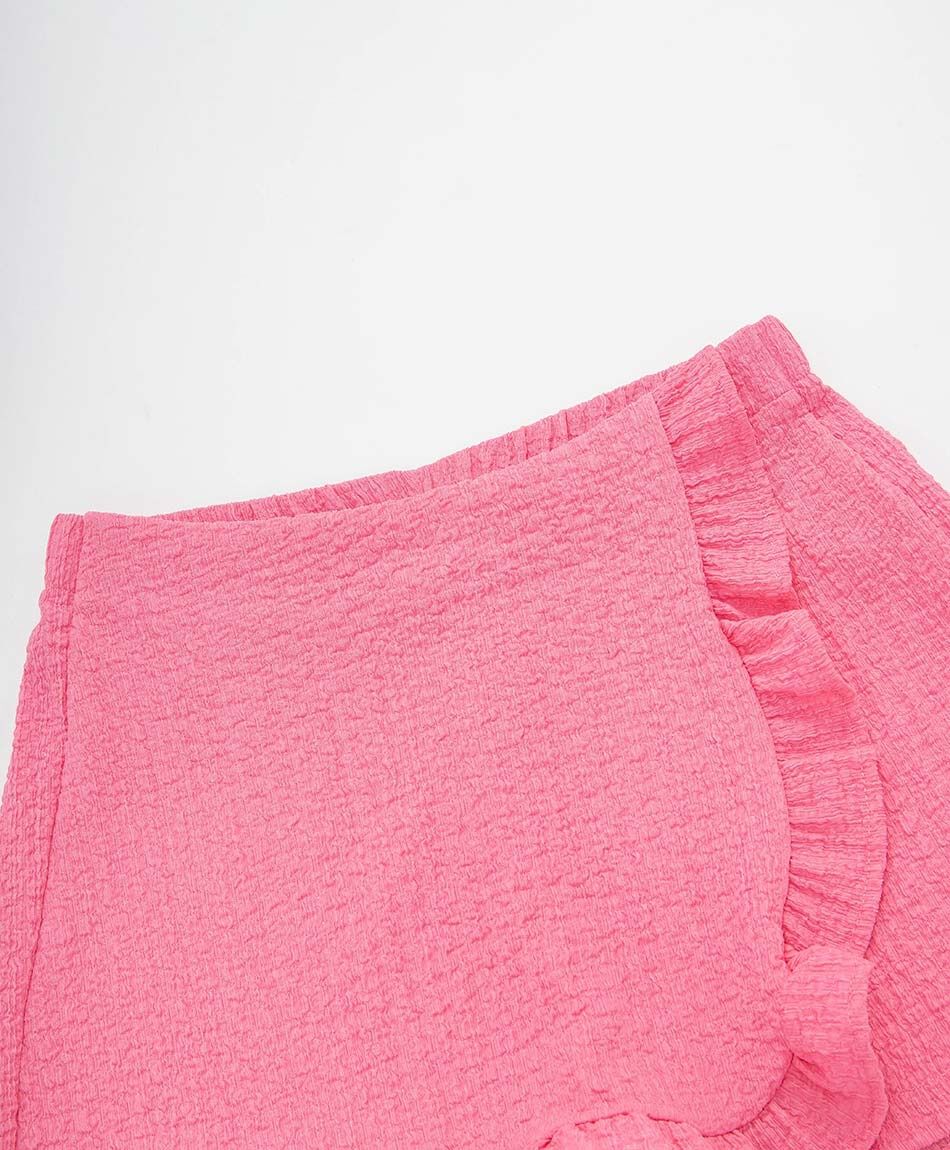 Falda ni&ntilde;a short vuelos